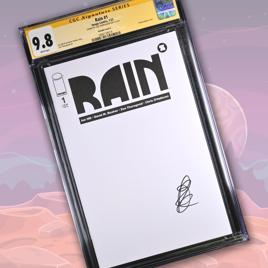 Rain #1 Variant Cover C Image Comics CGC Signature Series 9.8 Signed Zoe Thorogood GalaxyCon