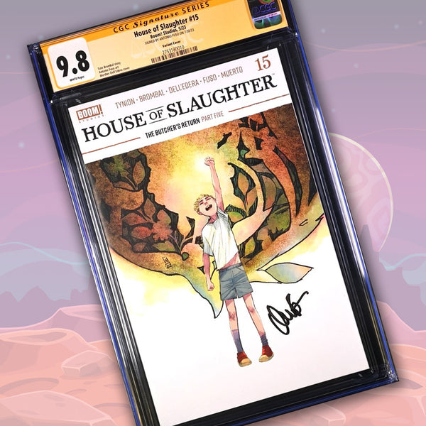 House of Slaughter #15 Dell'Edera Variant Boom! Studios GC Signature Series 9.8 Signed Anthony Fuso GalaxyCon