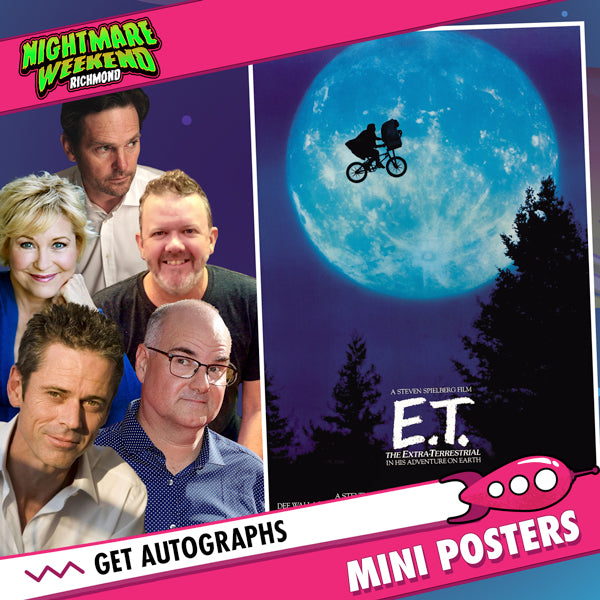 E.T.: Cast Autograph Signing on Mini Posters, September 28th