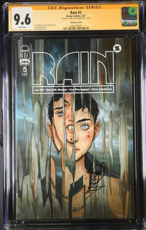 Rain #5 Variant Cover B Image Comics CGC Signature Series 9.6 Signed Zoe Thorogood