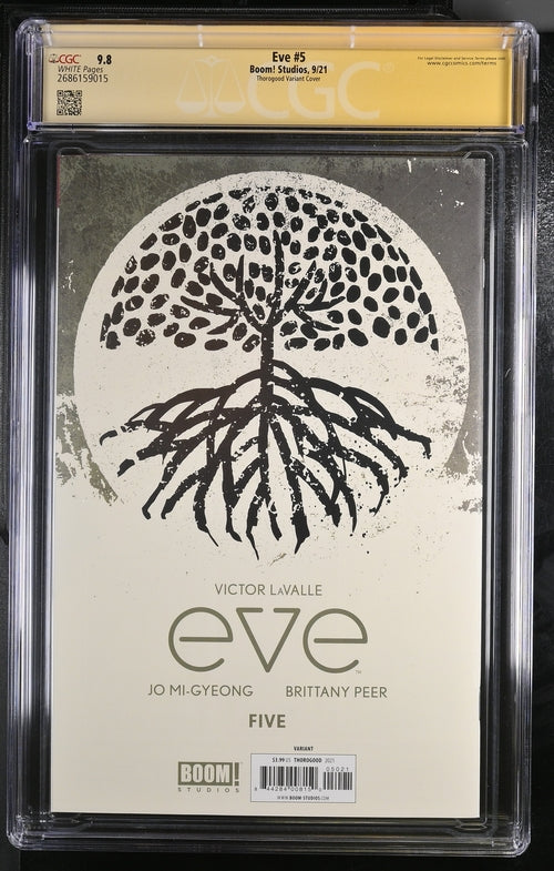 Eve #5 Boom! Studios CGC Signature Series 9.8 Signed Zoe Thorogood