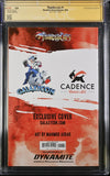 Thundercats #1 Asrar Virgin Variant Cover GalaxyCon Exclusive CGC Signature Series 9.8 x2 Signed Moss, Shalvey