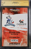 Thundercats #1 GalaxyCon Exclusive Asrar Variant Cover Dynamite Comics CGC Signature Series 9.9 Signed Moss, Shalvey