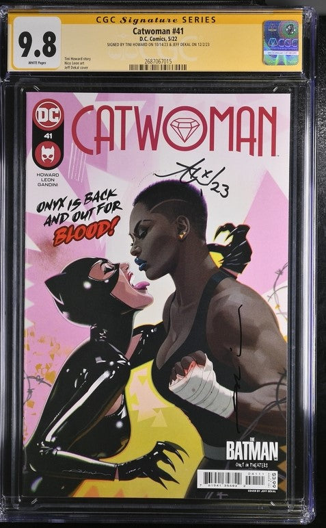 Catwoman #41 DC Comics CGC Signature Series 9.8 Signed Tini Howard, Jeff Dekal