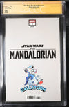 Star Wars: The Mandalorian #1 Galaxycon Exclusive CGC Marvel Comics Signature Series 9.8 x4 Signed Barnes, Jeanty, Esposito, Swallow