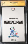 Star Wars: The Mandalorian #1 Galaxycon Exclusive CGC Marvel Comics Signature Series 9.8 x4 Signed Barnes, Jeanty, Esposito, Swallow