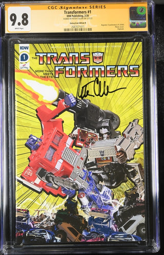 Transformers #1 Galaxycon Exclusive Edition B IDW Publishing CGC Signature Series 9.8 Signed Peter Cullen GalaxyCon