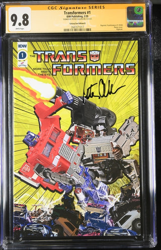 Transformers #1 Galaxycon Exclusive Edition B IDW Publishing CGC Signature Series 9.8 Signed Peter Cullen GalaxyCon