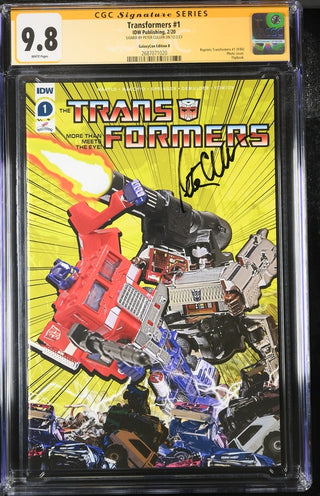 Transformers #1 Galaxycon Exclusive Edition B IDW Publishing CGC Signature Series 9.8 Signed Peter Cullen GalaxyCon