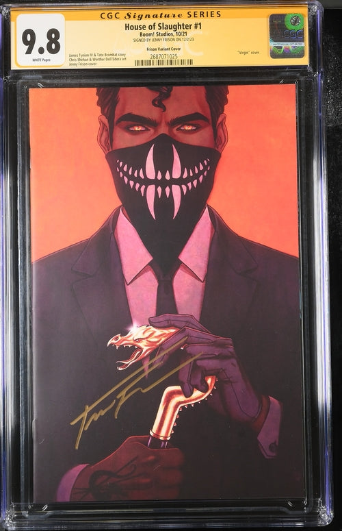 House of Slaughter #1 Frison Variant Cover CGC Signature Series 9.8 Signed Jenny Frison