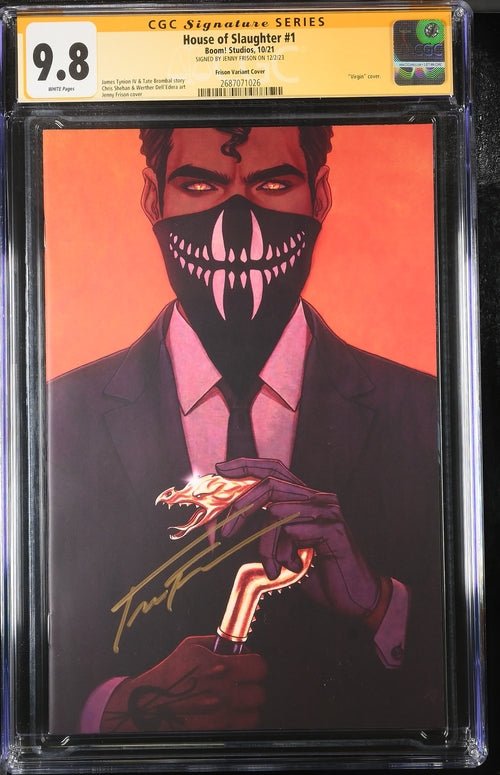 House of Slaughter #1 Frison Variant Cover CGC Signature Series 9.8 Si