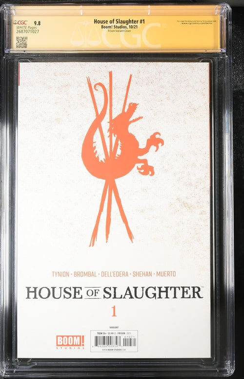 House of Slaughter #1 Frison Variant Cover CGC Signature Series 9.8 Signed Jenny Frison GalaxyCon