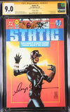 Static #1 Collector's Edition DC/Milestone CGC Signature Series 9.0 Signed Denys Cowan GalaxyCon