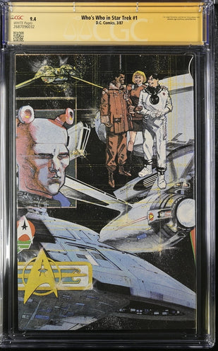 Who's Who in Star Trek #1 DC Comics CGC Signature Series 9.4 Signed William Shatner