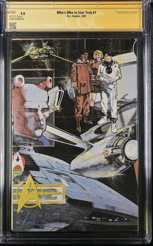 Who's Who in Star Trek #1 DC Comics CGC Signature Series 9.0 Signed William Shatner