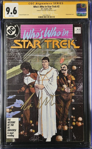 Who's Who in Star Trek #2 DC Comics CGC Signature Series 9.6 Signed William Shatner