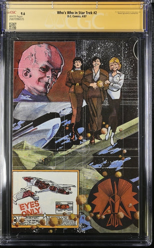 Who's Who in Star Trek #2 DC Comics CGC Signature Series 9.6 Signed William Shatner