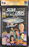 Star Trek: The Next Generation #1 DC Comics 1989 CGC Signature Series 9.6 Cast x5 Signed Dorn, Burton, Spiner, Frakes, Wheaton