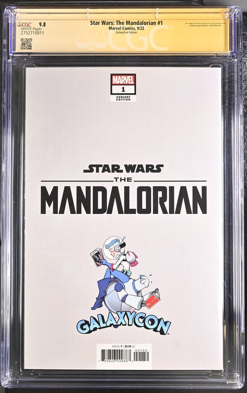 Star Wars: The Mandalorian #1 GalaxyCon Edition Marvel Comics CGC Signature Series 9.8 Signed Esposito