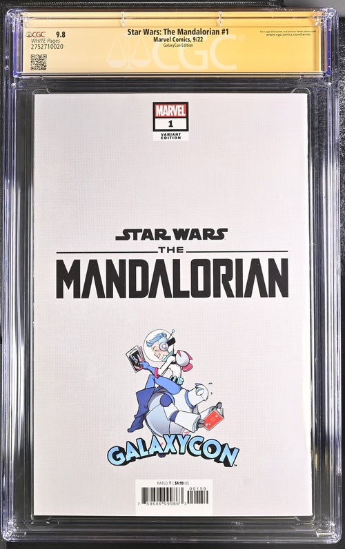 Star Wars: The Mandalorian #1 GalaxyCon Edition Marvel Comics CGC Signature Series 9.8 Signed Esposito