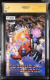 Transformers #1 GalaxyCon Exclusive Cover B IDW CGC Signature Series 9.8 Signed Cullen, Welker