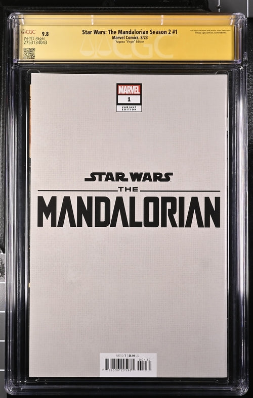 Star Wars: The Mandalorian Season 2 #1 Marvel Comics CGC Signature Series 9.8 Signed Barnes & Jeanty GalaxyCon