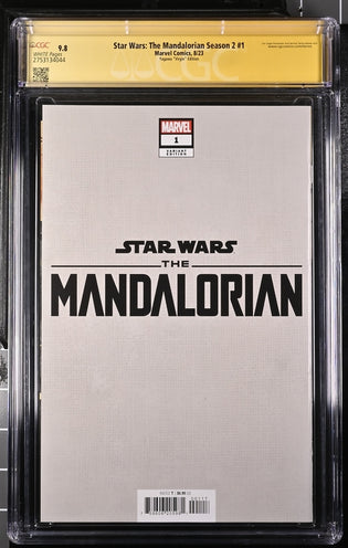 Star Wars: The Mandalorian Season 2 #1 Marvel Comics CGC Signature Series 9.8 Signed Barnes & Jeanty GalaxyCon