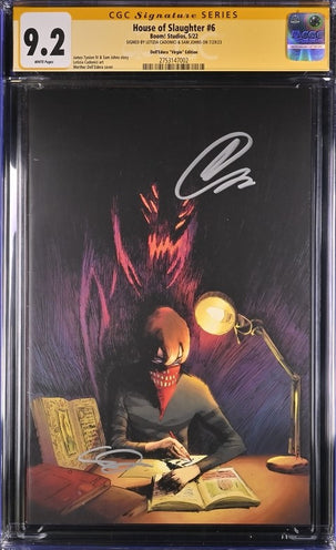 House of Slaughter #6 1:25 Dell'Edera Virgin Edition CGC Signature Series 9.8 Signed Cadonici, Johns