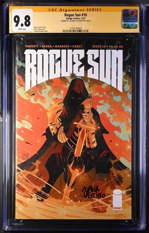 Rogue Sun #10 Image Comics CGC Signature Series 9.8 Signed Luana Vecch