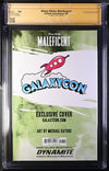 Disney Villains Maleficent #1 GalaxyCon Exclusive Gaydos Virgin Variant CGC Signature Series 9.8 Signed Michael Gaydos GalaxyCon