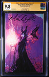 Disney Villains Maleficent #1 GalaxyCon Exclusive Gaydos Virgin Variant CGC Signature Series 9.8 Signed Michael Gaydos GalaxyCon