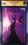 Disney Villains Maleficent #1 GalaxyCon Exclusive Gaydos Virgin Variant CGC Signature Series 9.8 Signed Michael Gaydos