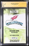 Disney Villains Maleficent #1 GalaxyCon Exclusive Gaydos Variant CGC Signature Series 9.8 Signed by Michael Gaydos GalaxyCon