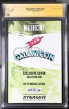 Disney Villains Maleficent #1 GalaxyCon Exclusive Gaydos Variant CGC Signature Series 9.8 Signed by Michael Gaydos GalaxyCon