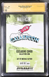 Disney Villains Maleficent #1 GalaxyCon Exclusive Gaydos Variant CGC Signature Series 9.8 Signed by Michael Gaydos GalaxyCon