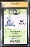 Disney Villains Maleficent #1 GalaxyCon Exclusive Tommaso Virgin Variant CGC Signature Series 9.8 GalaxyCon