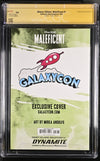 Disney Villains Maleficent #1 GalaxyCon Exclusive Andolfo Virgin Variant CGC Signature Series 9.8 Signed Mirka Andolfo