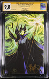 Disney Villains Maleficent #1 GalaxyCon Exclusive Andolfo Virgin Variant CGC Signature Series 9.8 Signed Mirka Andolfo GalaxyCon