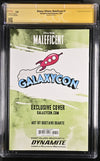 Disney Villains Maleficent #1 GalaxyCon Exclusive Duarte Variant CGC Signature Series 9.8 Signed Gustave Duarte