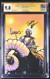 Star Wars The Mandalorian Season 2 #1 Marvel Comics CGC Signature Series 9.8 Signed Barnes, Jeanty GalaxyCon