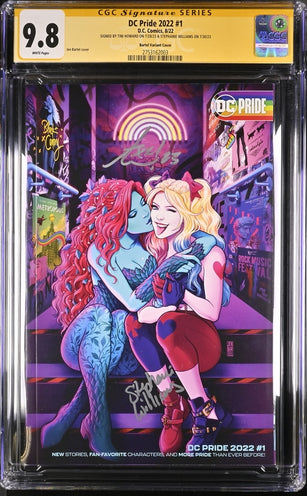 DC Pride 2022 #1 Bartel Variant CGC Signature Series 9.8 Signed Tini Howard, Stephanie Williams