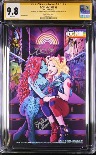 DC Pride 2022 #1 Bartel Variant CGC Signature Series 9.8 Signed Tini Howard, Stephanie Williams