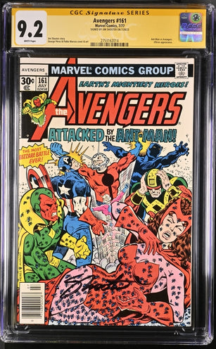 Avengers #161 Marvel Comics CGC Signature Series 9.2 Signed Jim Shooter