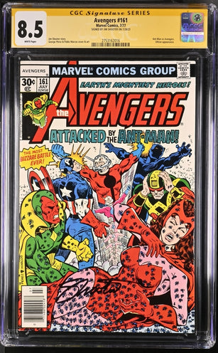 Avengers #161 Marvel Comics CGC Signature Series 8.5 Signed Jim Shooter