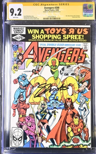 Avengers #200 Marvel Comics CGC Signature Series 9.2 Signed Jim Shooter