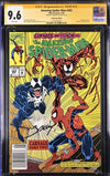 Amazing Spider-Man #362 Newsstand Edition Marvel Comics CGC Signature Series 9.6 Signed Mark Bagley