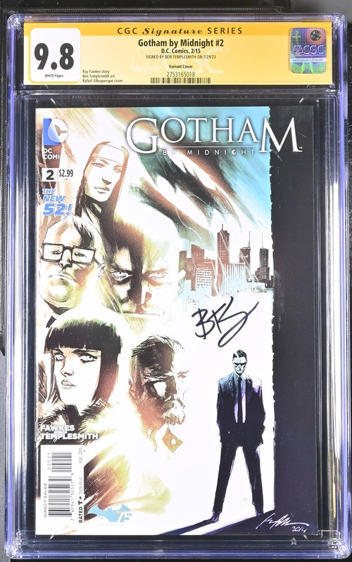 Gotham By Midnight #2 CGC Signature Series 9.8 Signed Ben Templesmith