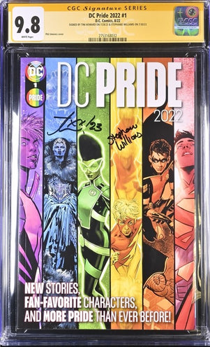 DC Pride 2022 #1 Jimenez Variant CGC Signature Series 9.8 Signed Howard, Williams