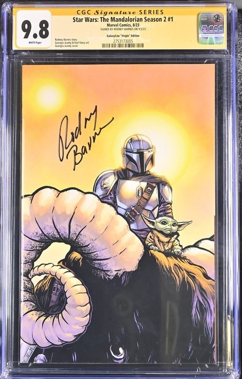 Star Wars: The Mandalorian Season 2 #1 Marvel Comics CGC Signature Ser Star Wars: The Mandalorian Season 2 #1 Marvel Comics CGC Signature Ser
