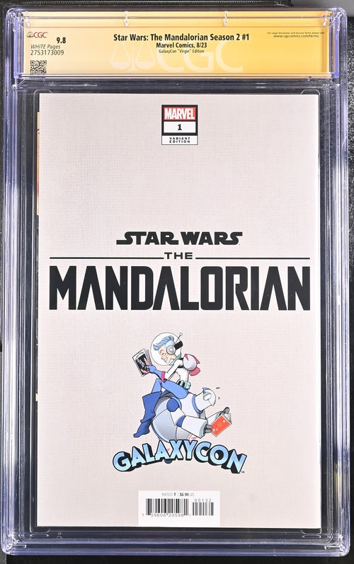 Star Wars: The Mandalorian Season 2 #1 Marvel Comics CGC Signature Series 9.8 Signed Rodney Barnes GalaxyCon